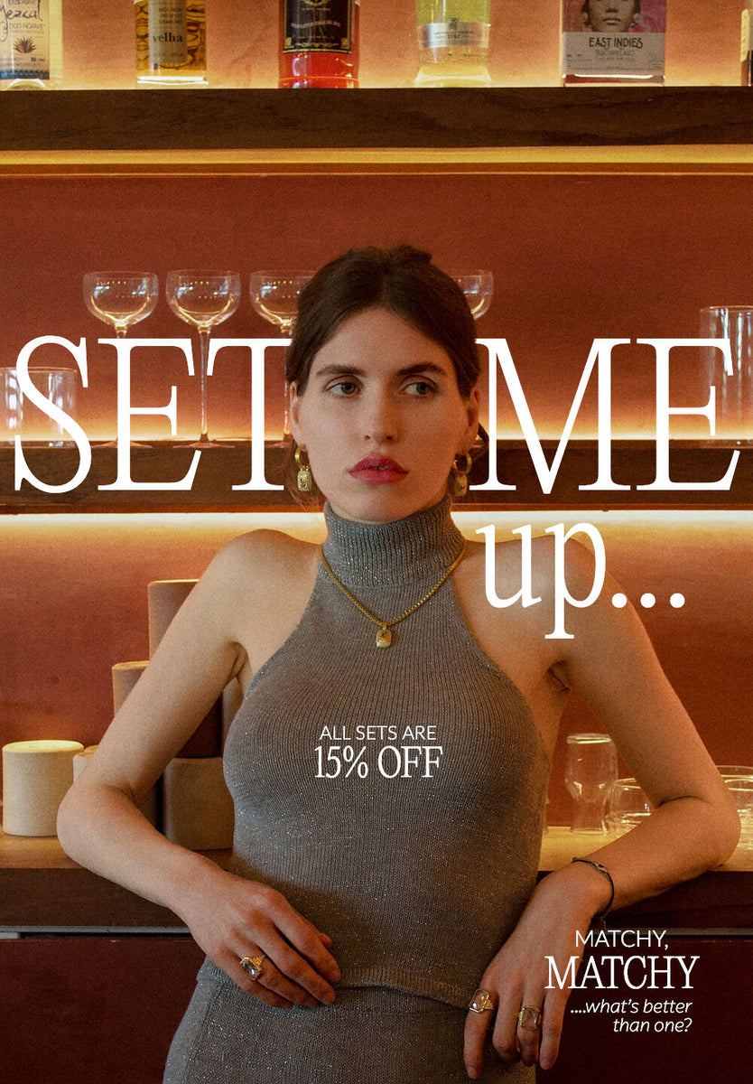 Matching Jewellery Sets Earrings and Necklace Mountain & Moon