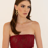 MANHATTAN Earrings | Red