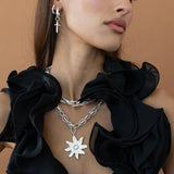 GIA Silver Earrings