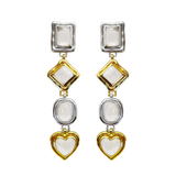 NAOMI Earrings | Mixed Metal