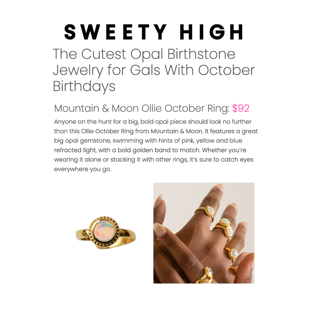 Sweety High ft. Birthstone Rings