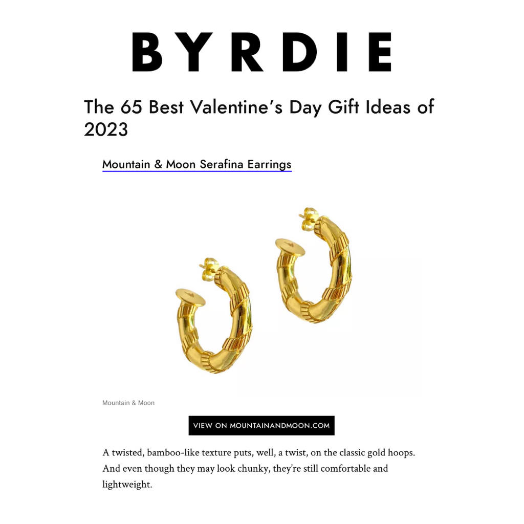 Byrdie Ft. The Serafina Earrings