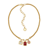 AURA NECKLACE | GOLD — Mountain & Moon Chateau Soleil collection