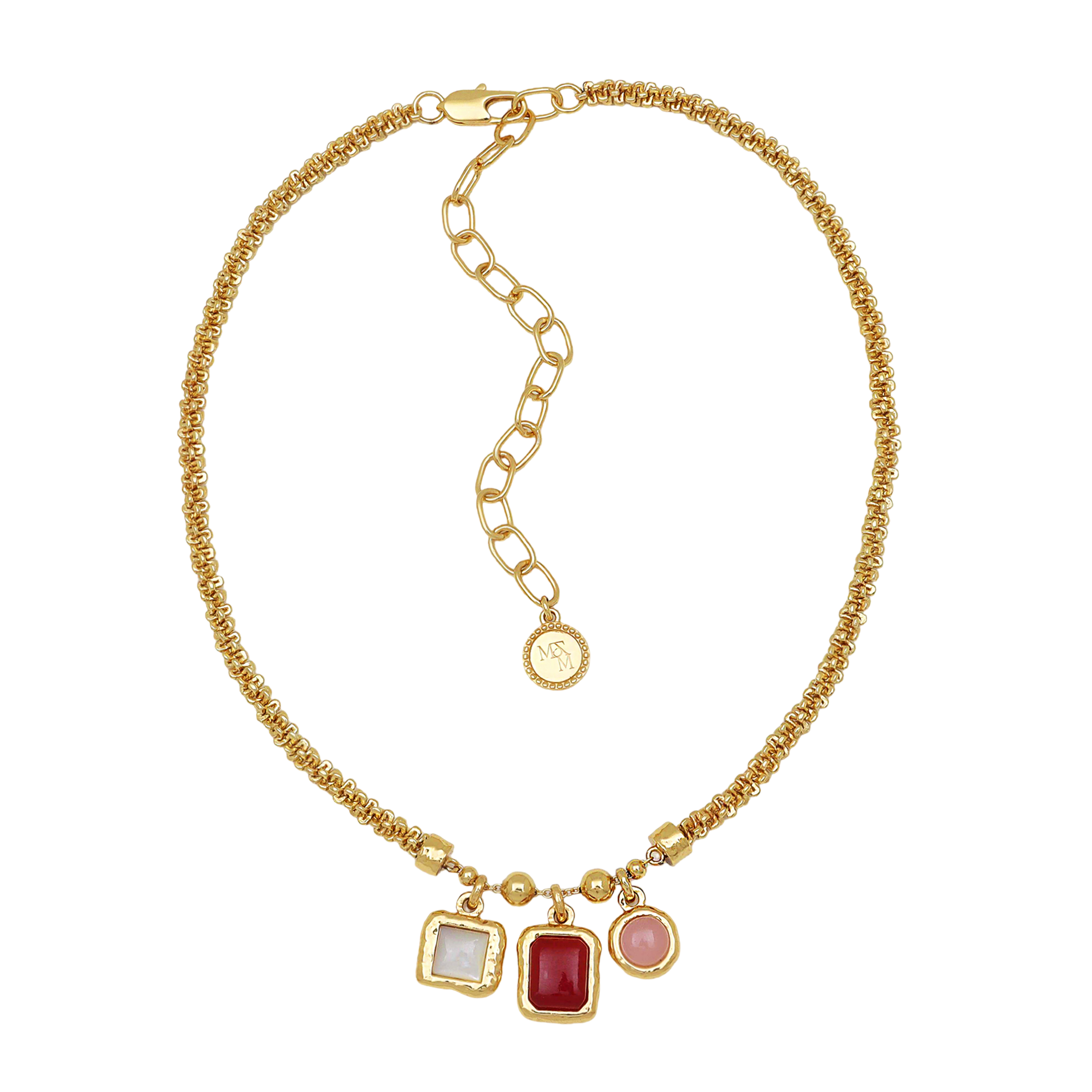 AURA NECKLACE | GOLD — Mountain & Moon Chateau Soleil collection