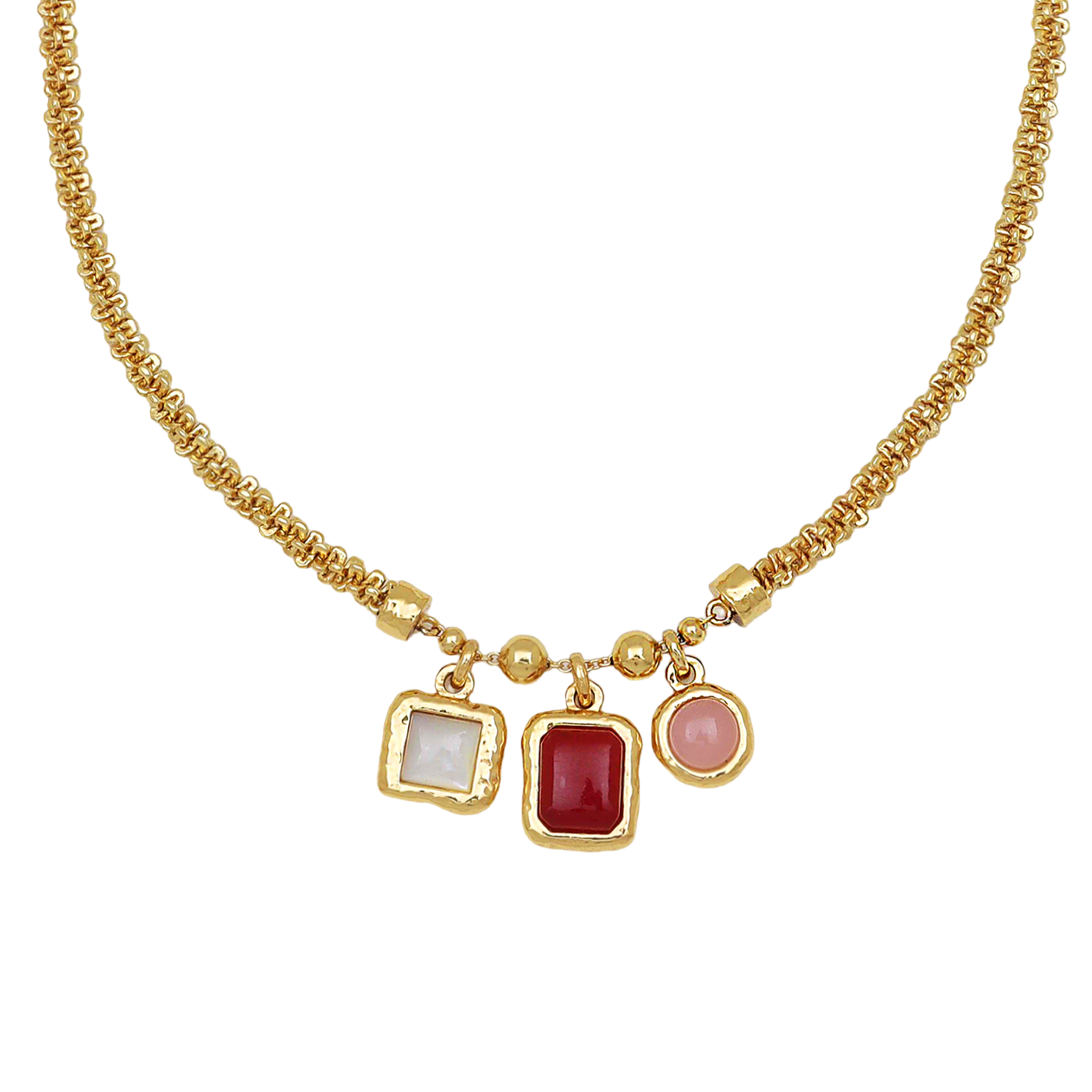 AURA NECKLACE | GOLD — Mountain & Moon Chateau Soleil collection