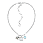 AURA NECKLACE | SILVER — Mountain & Moon Chateau Soleil collection