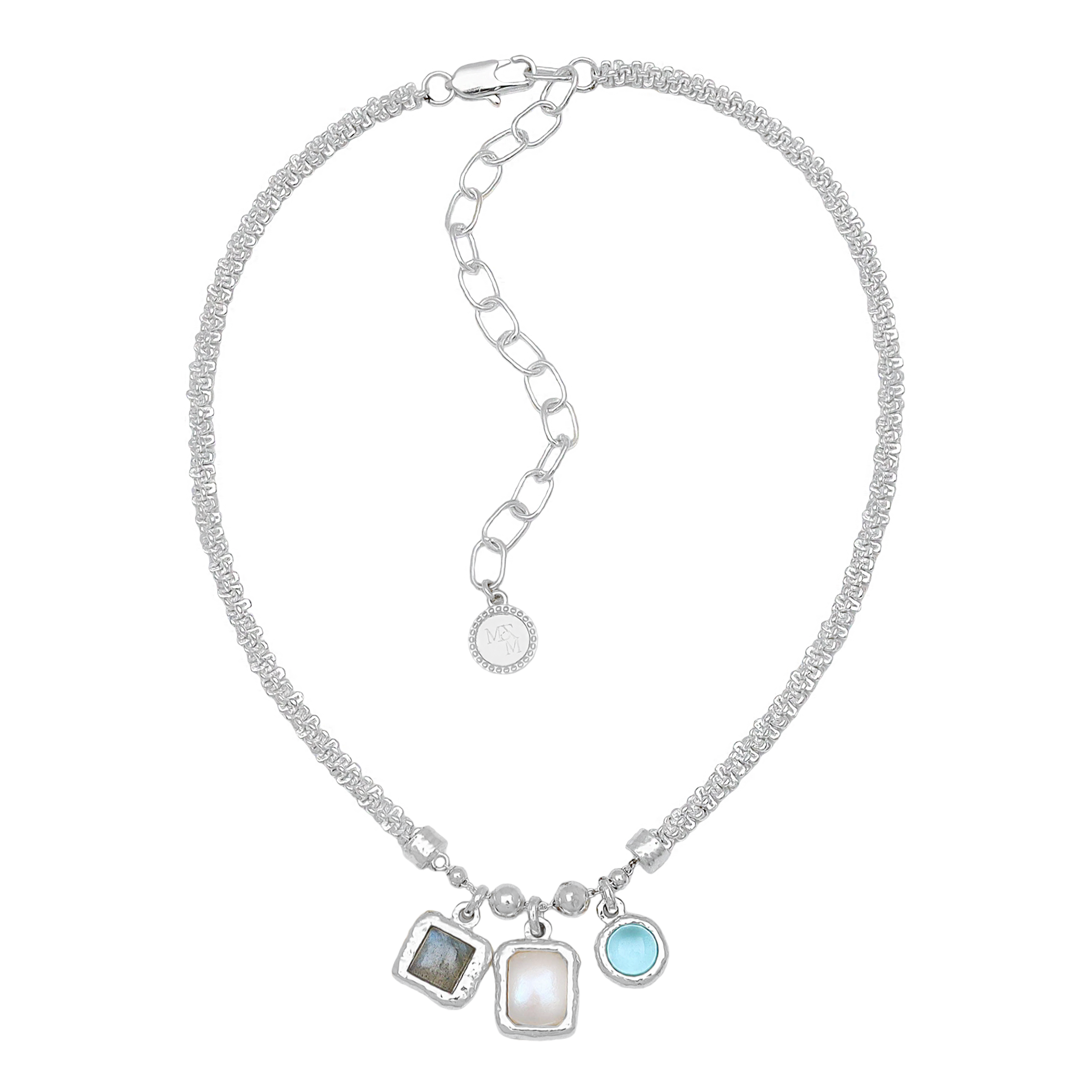 AURA NECKLACE | SILVER — Mountain & Moon Chateau Soleil collection