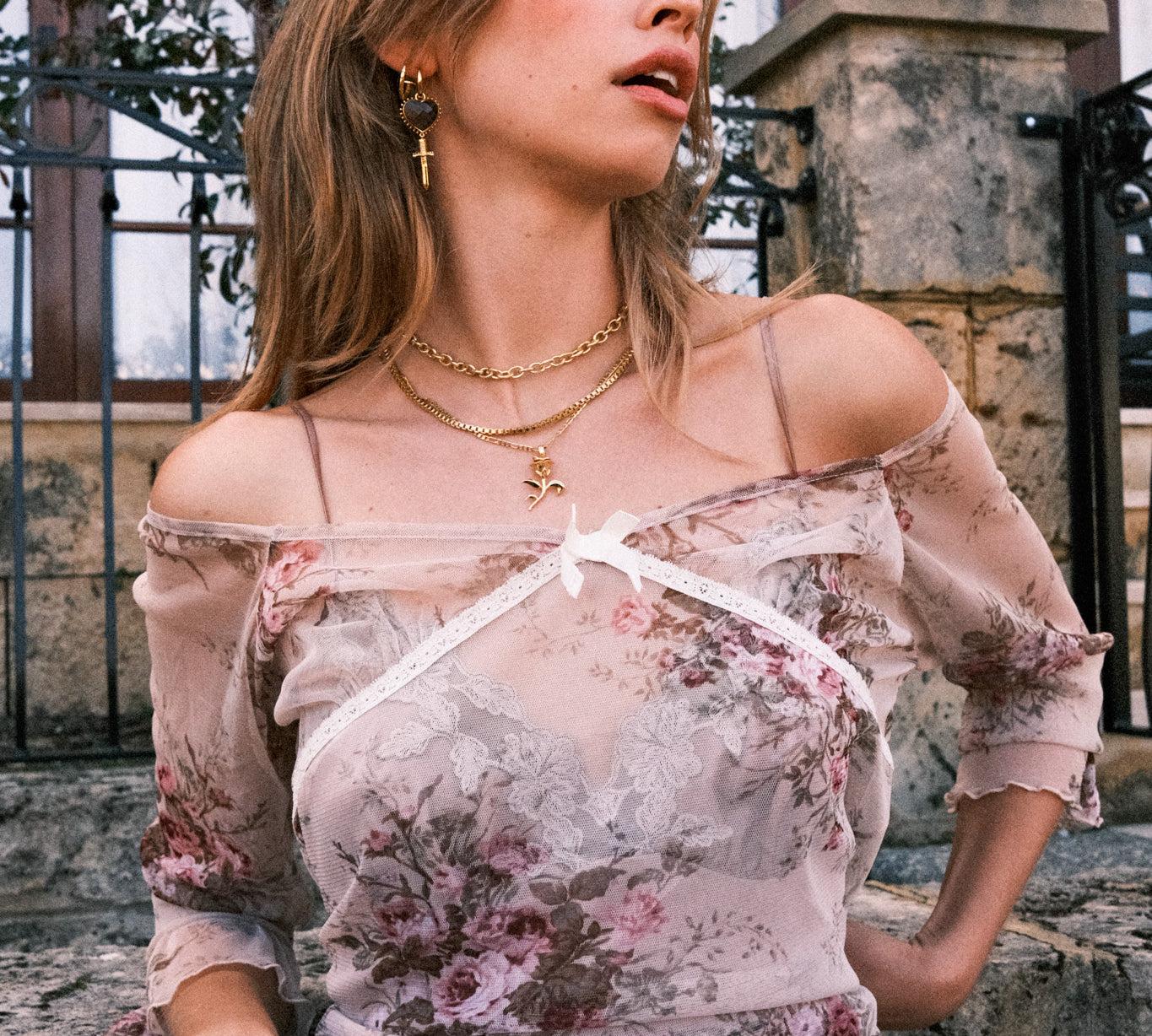 JULIET EARRINGS | SMOKY QUARTZ
