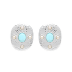 DARCY EARRINGS | SILVER — Mountain & Moon Chateau Soleil collection