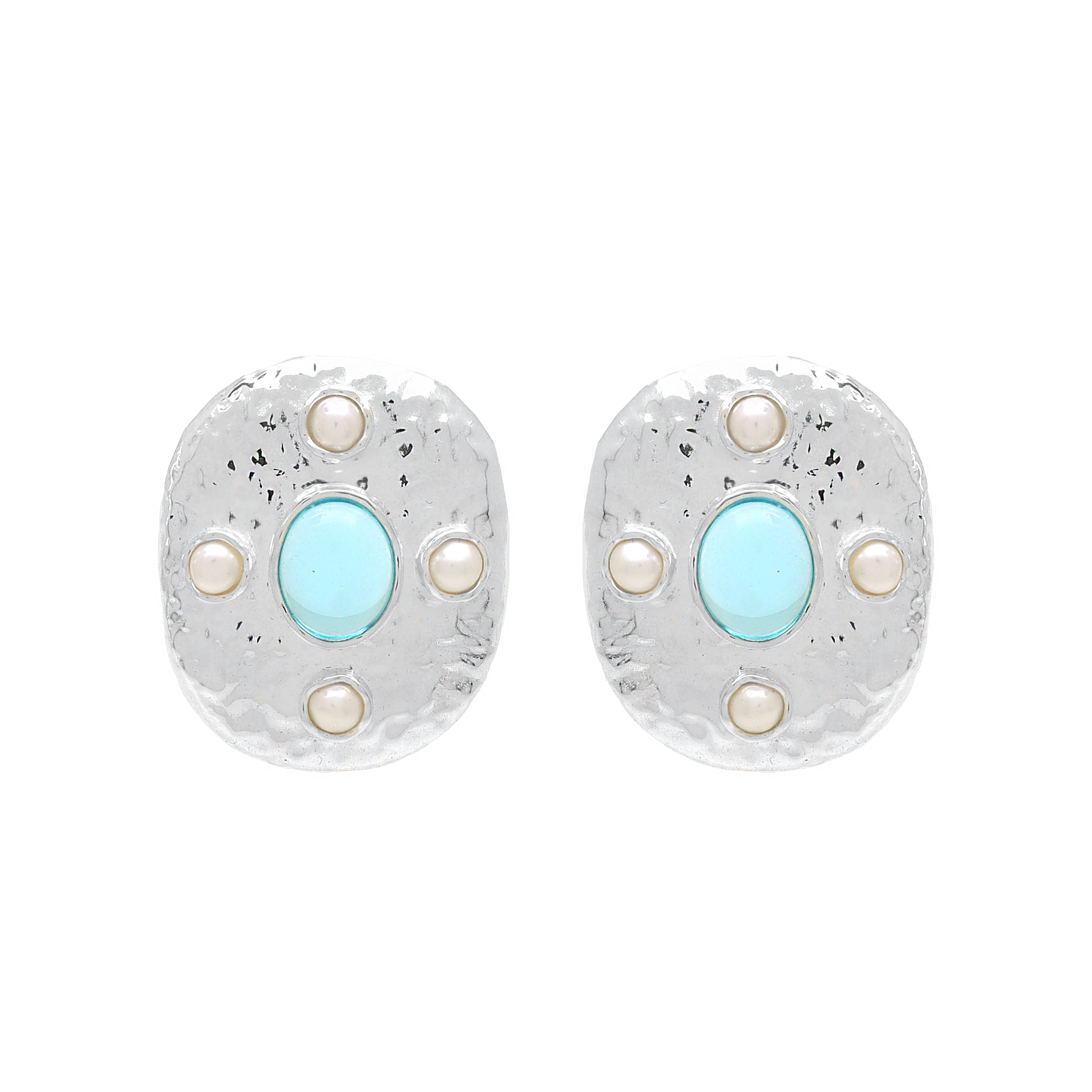 DARCY EARRINGS | SILVER — Mountain & Moon Chateau Soleil collection