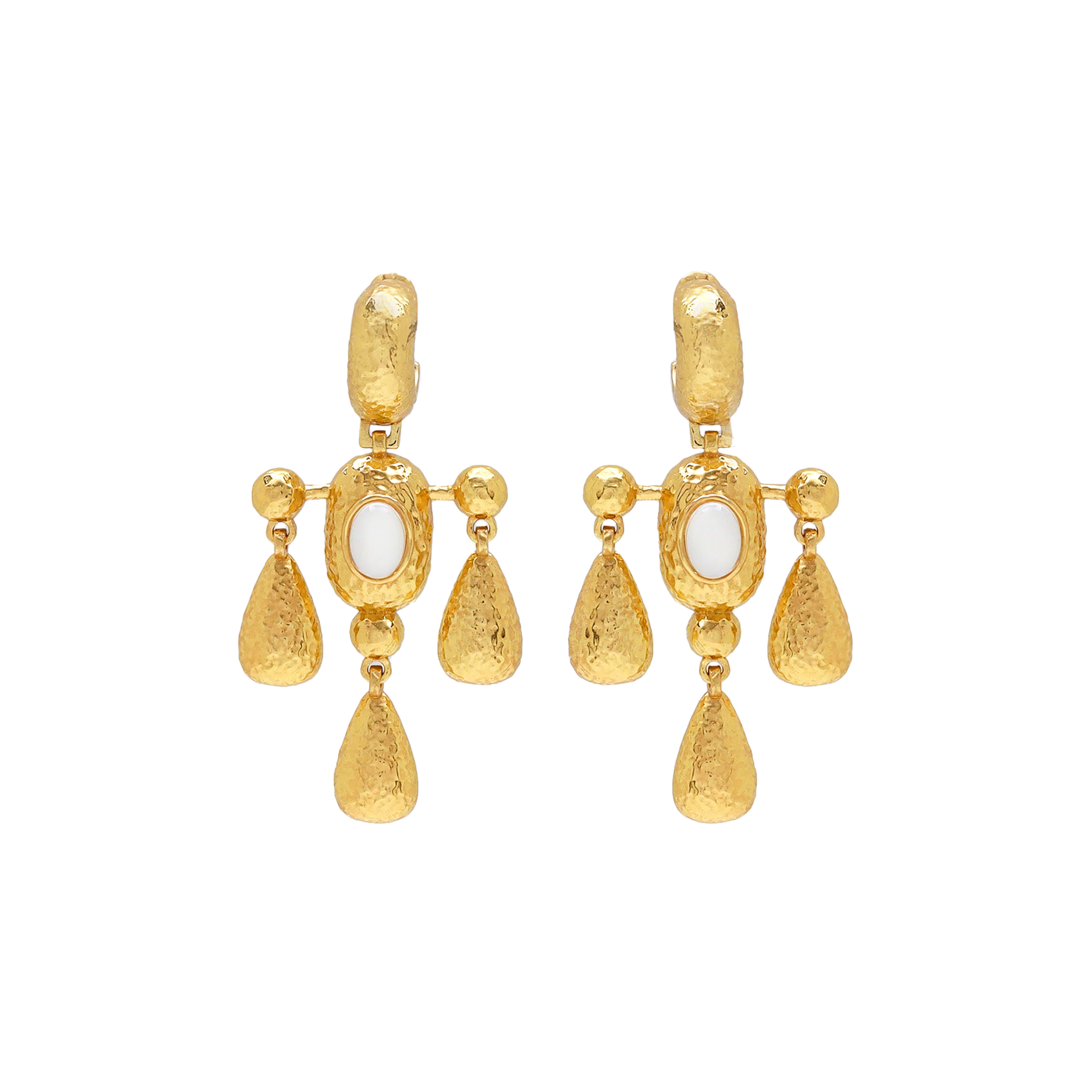 FLEUR EARRINGS | GOLD — Mountain & Moon Chateau Soleil collection