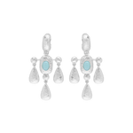 FLEUR EARRINGS | SILVER — Mountain & Moon Chateau Soleil collection