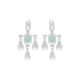 FLEUR EARRINGS | SILVER — Mountain & Moon Chateau Soleil collection
