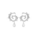 FREYA EARRINGS | SILVER — Mountain & Moon Chateau Soleil collection