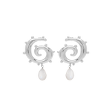 FREYA EARRINGS | SILVER — Mountain & Moon Chateau Soleil collection