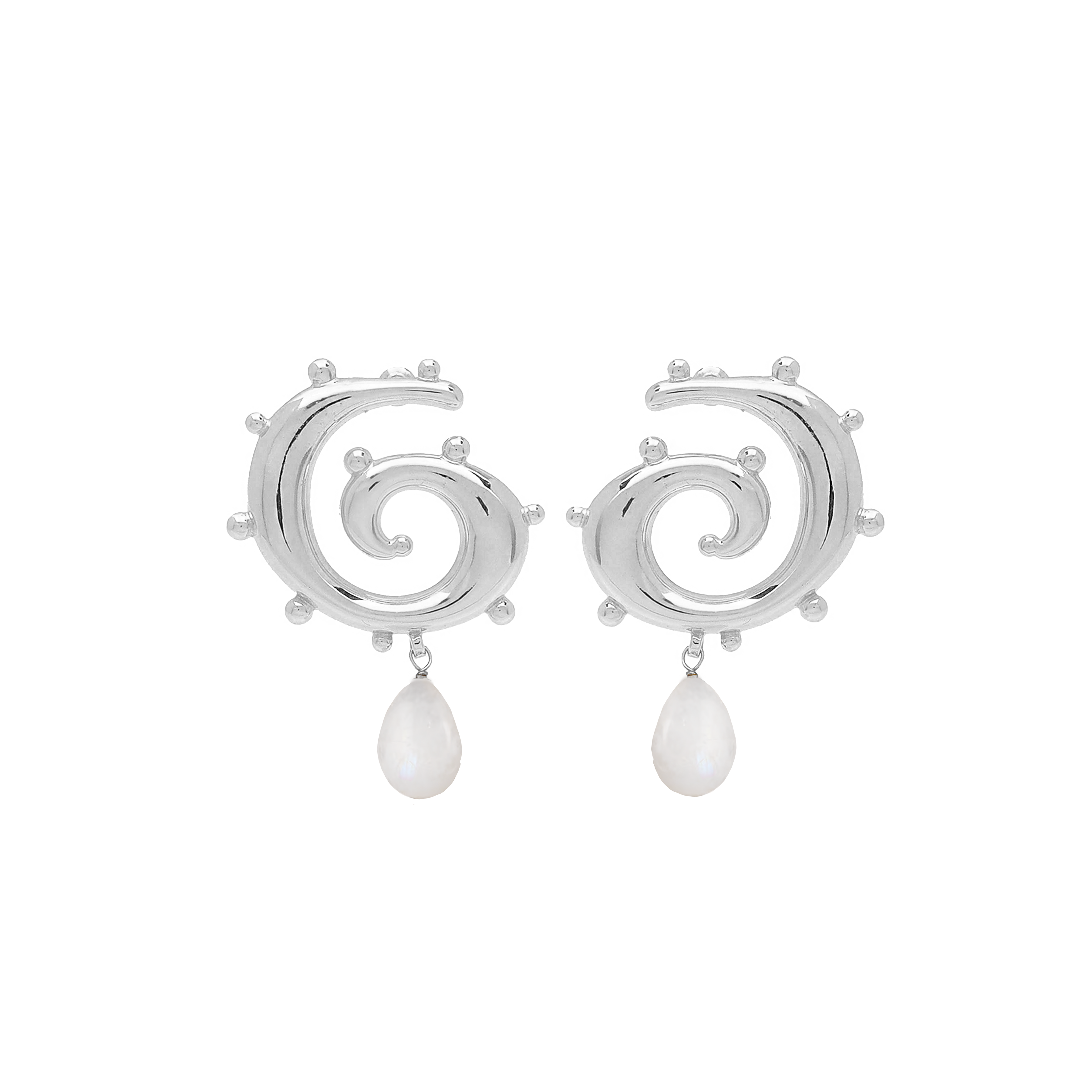 FREYA EARRINGS | SILVER — Mountain & Moon Chateau Soleil collection