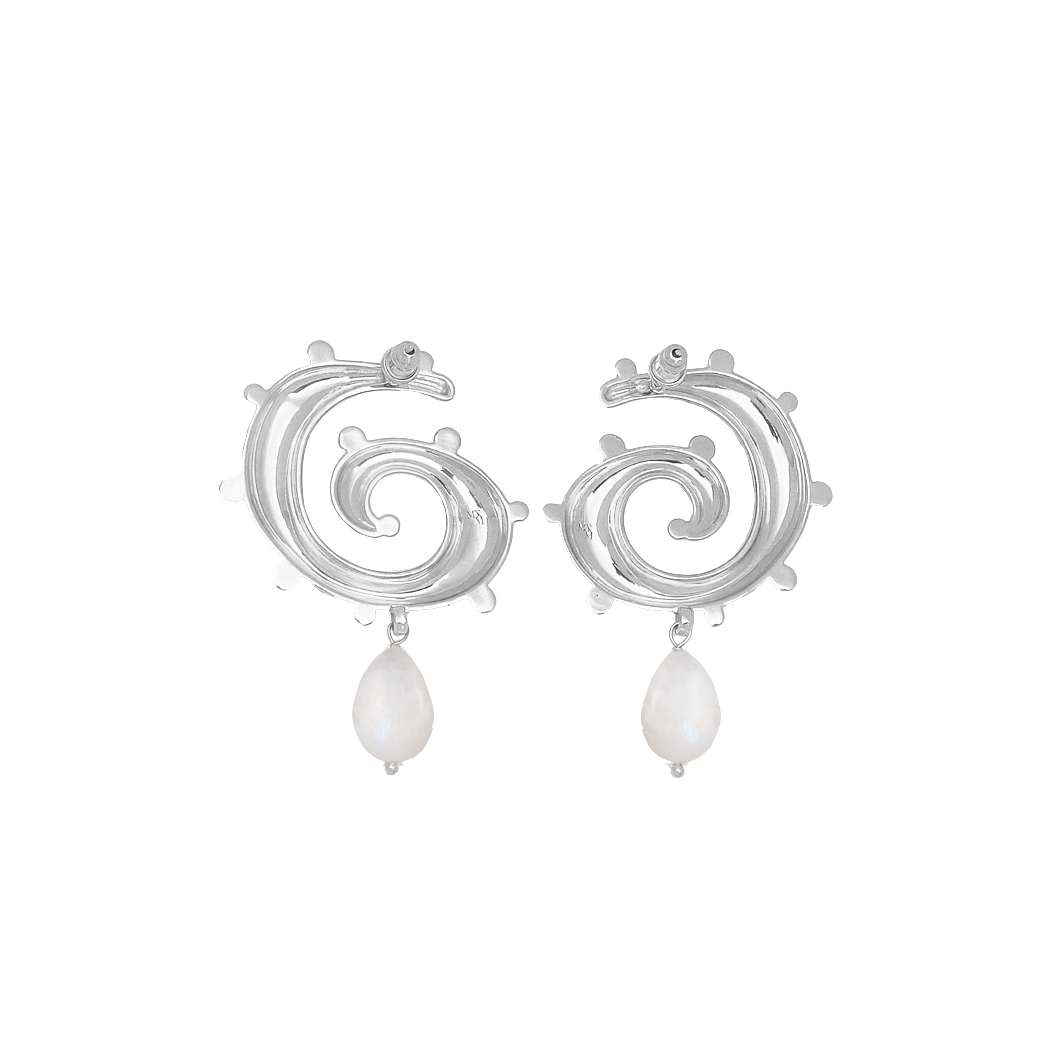 FREYA EARRINGS | SILVER — Mountain & Moon Chateau Soleil collection