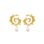 FREYA EARRINGS | GOLD — Mountain & Moon Chateau Soleil collection