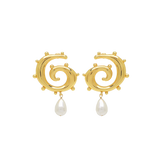 FREYA EARRINGS | GOLD — Mountain & Moon Chateau Soleil collection