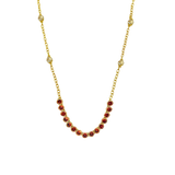 IVY Necklace | Garnet CZ