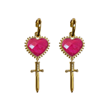 JULIET Earrings | Ruby