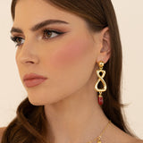 MANHATTAN Earrings | Red