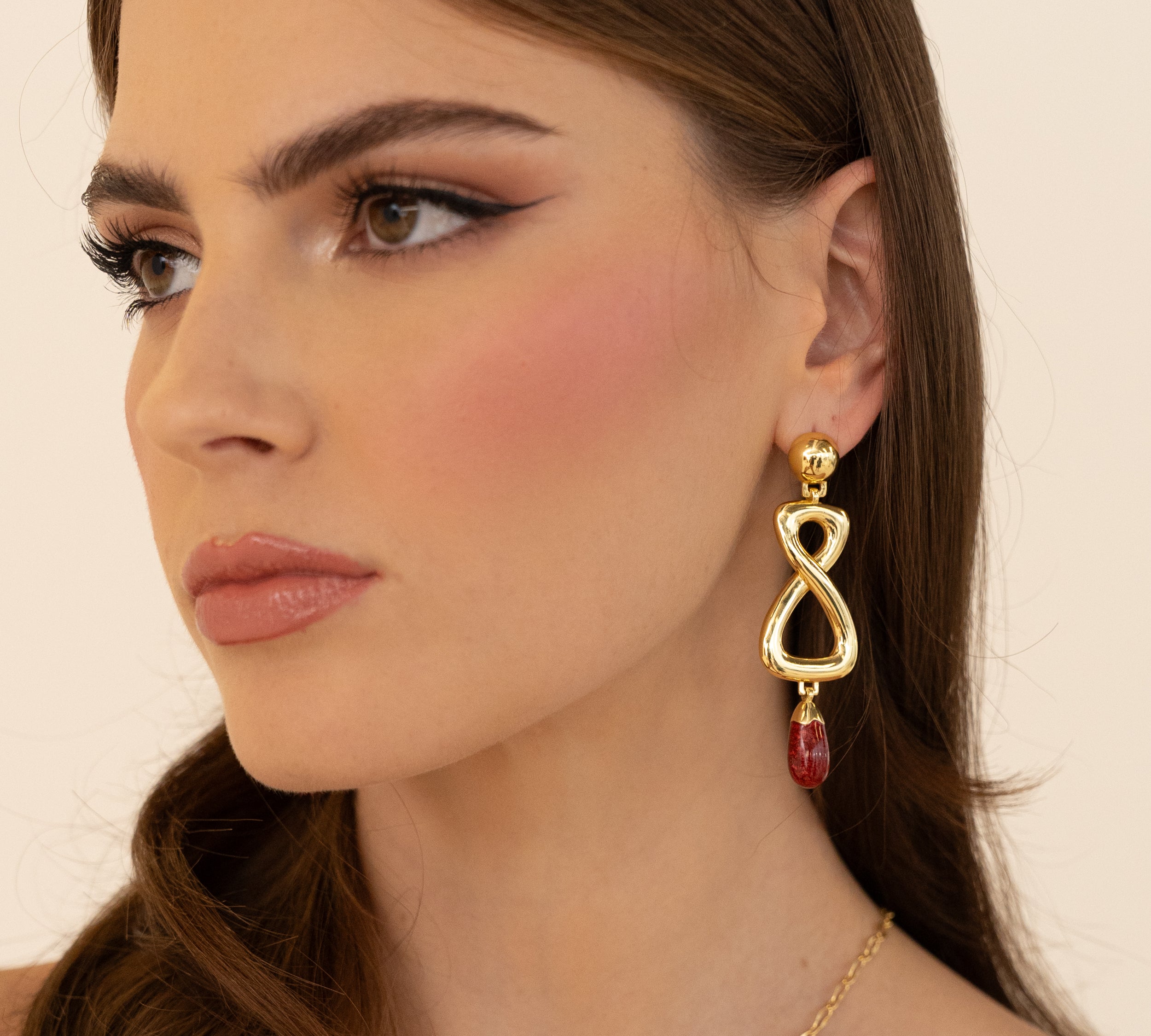 MANHATTAN EARRINGS | RED