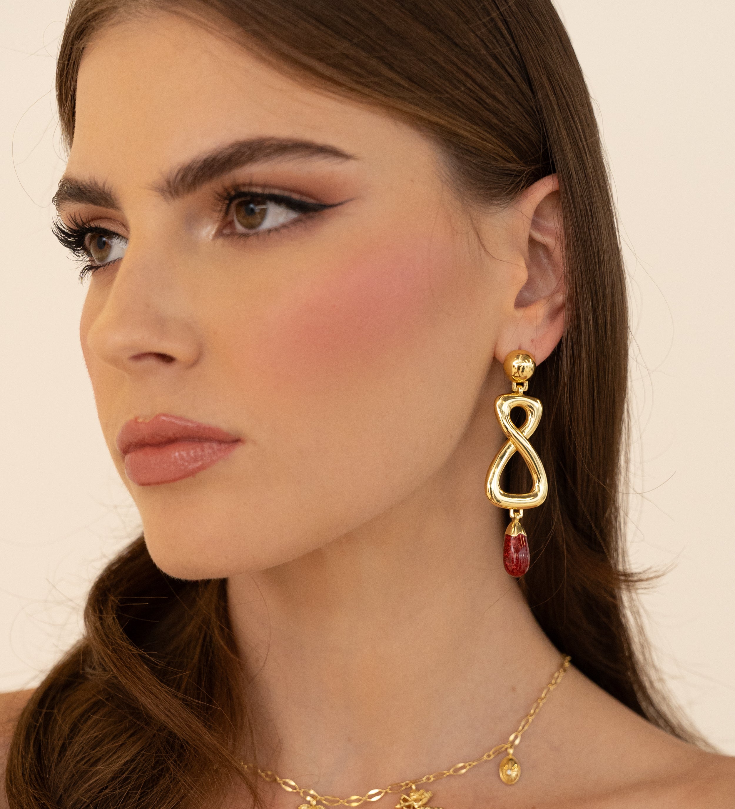 MANHATTAN EARRINGS | RED