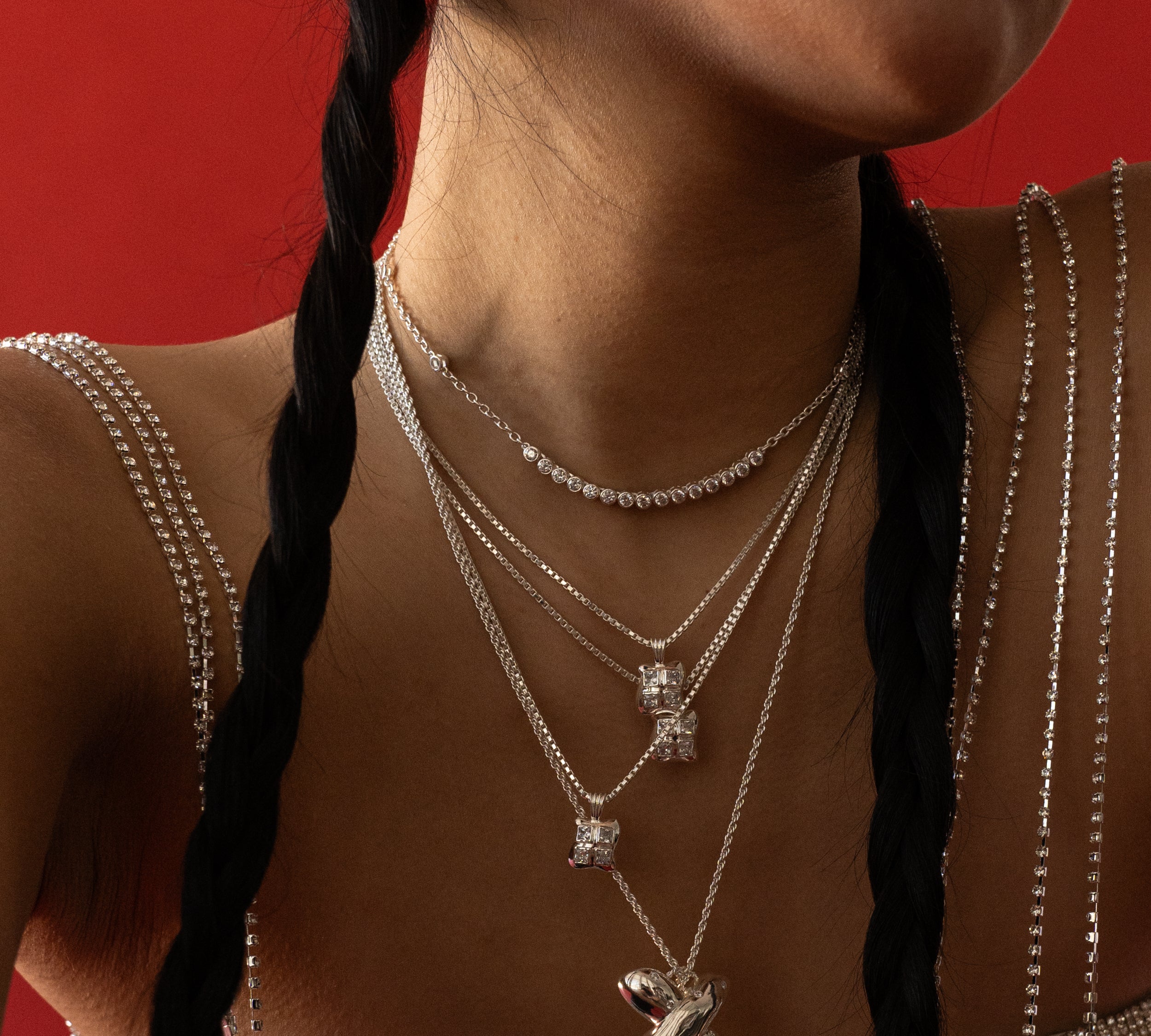 ADDISON NECKLACE | SILVER