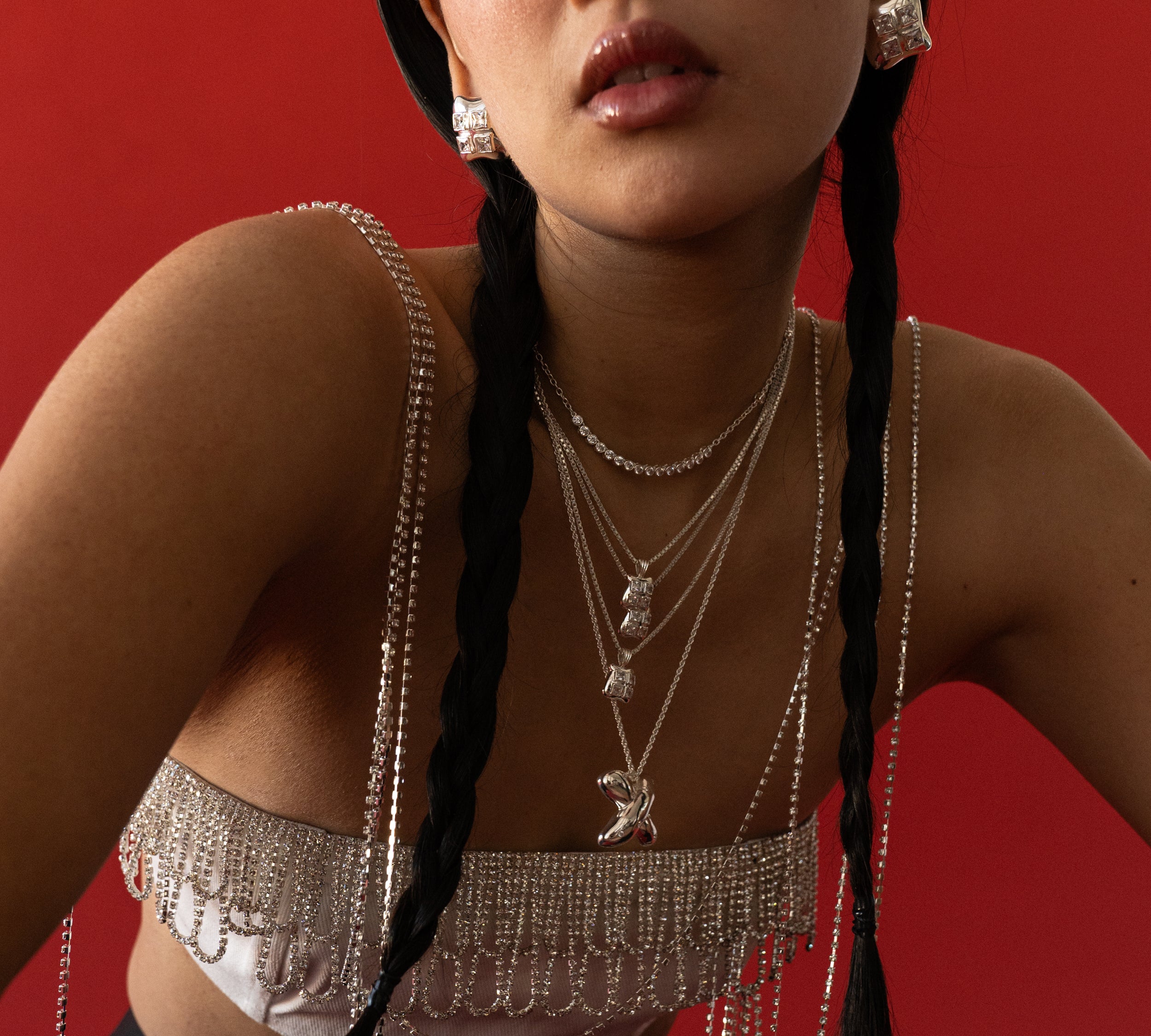 GEORGETTE EARRINGS | SILVER