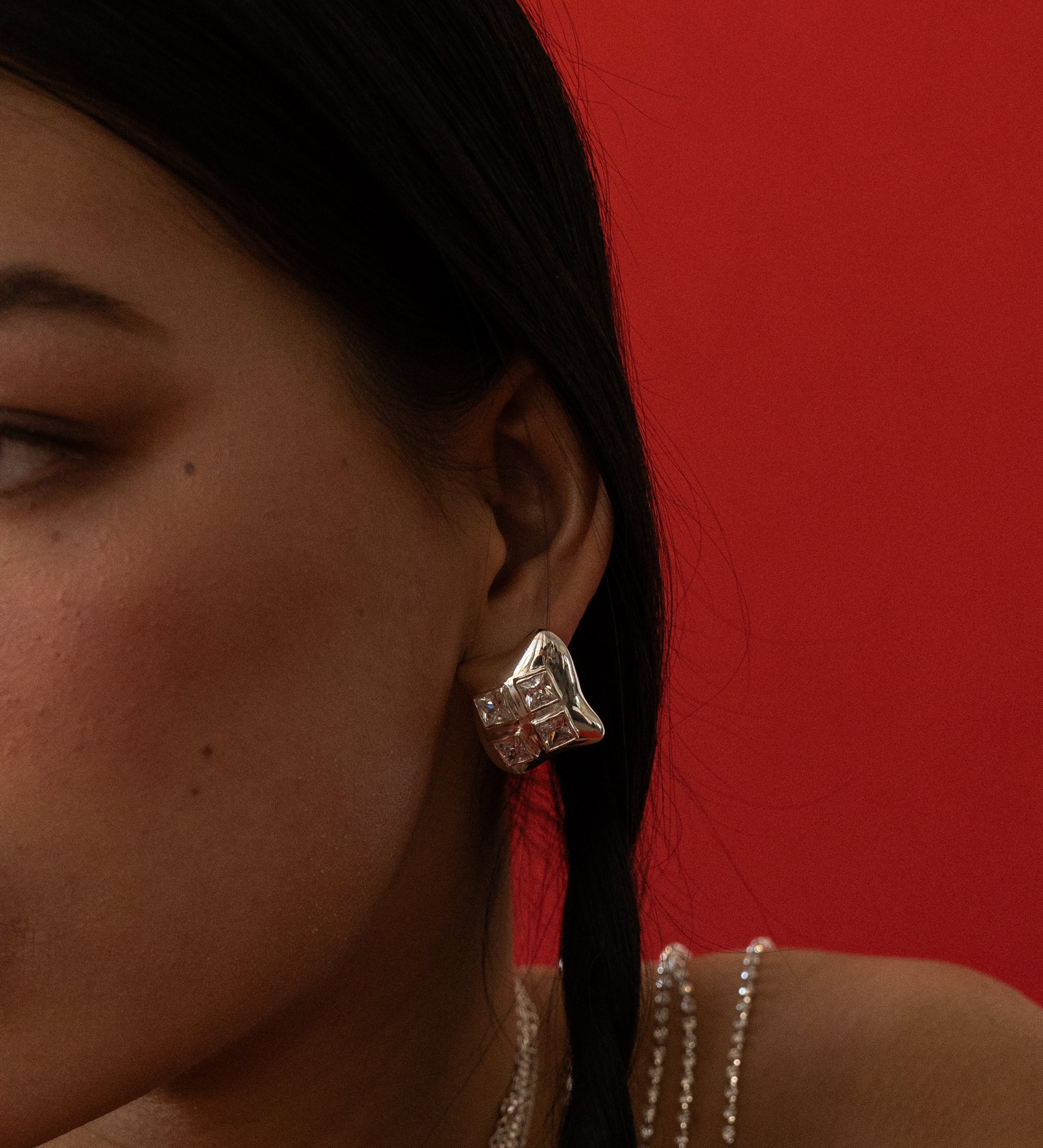 GEORGETTE EARRINGS | SILVER