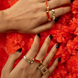 NISHA Ring | Mixed Metal