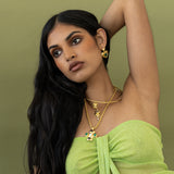 SURI Earrings | Green Aventurine