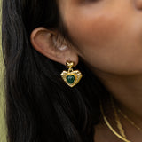 SURI Earrings | Green Aventurine