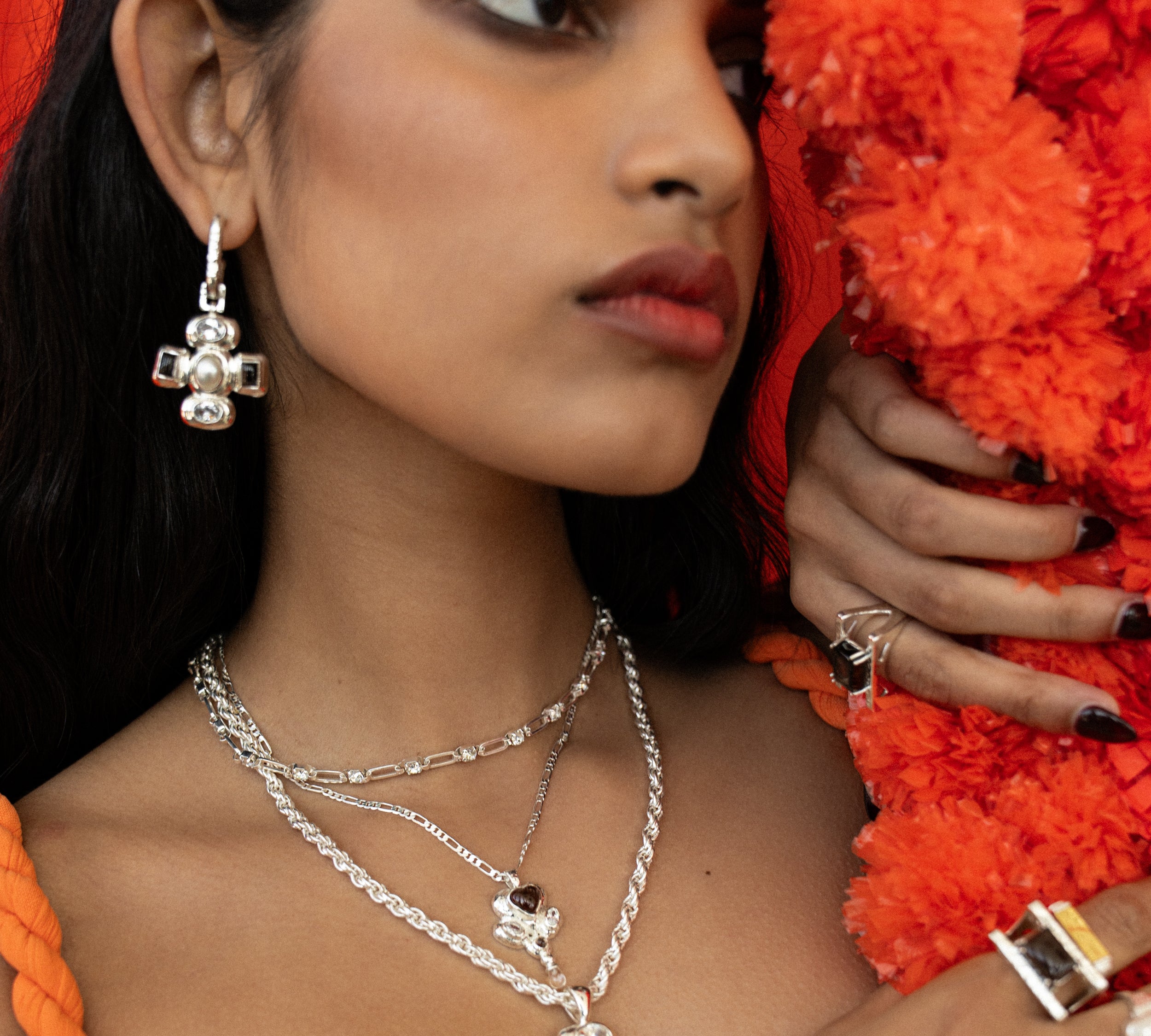 ANUSHKA EARRINGS | SILVER