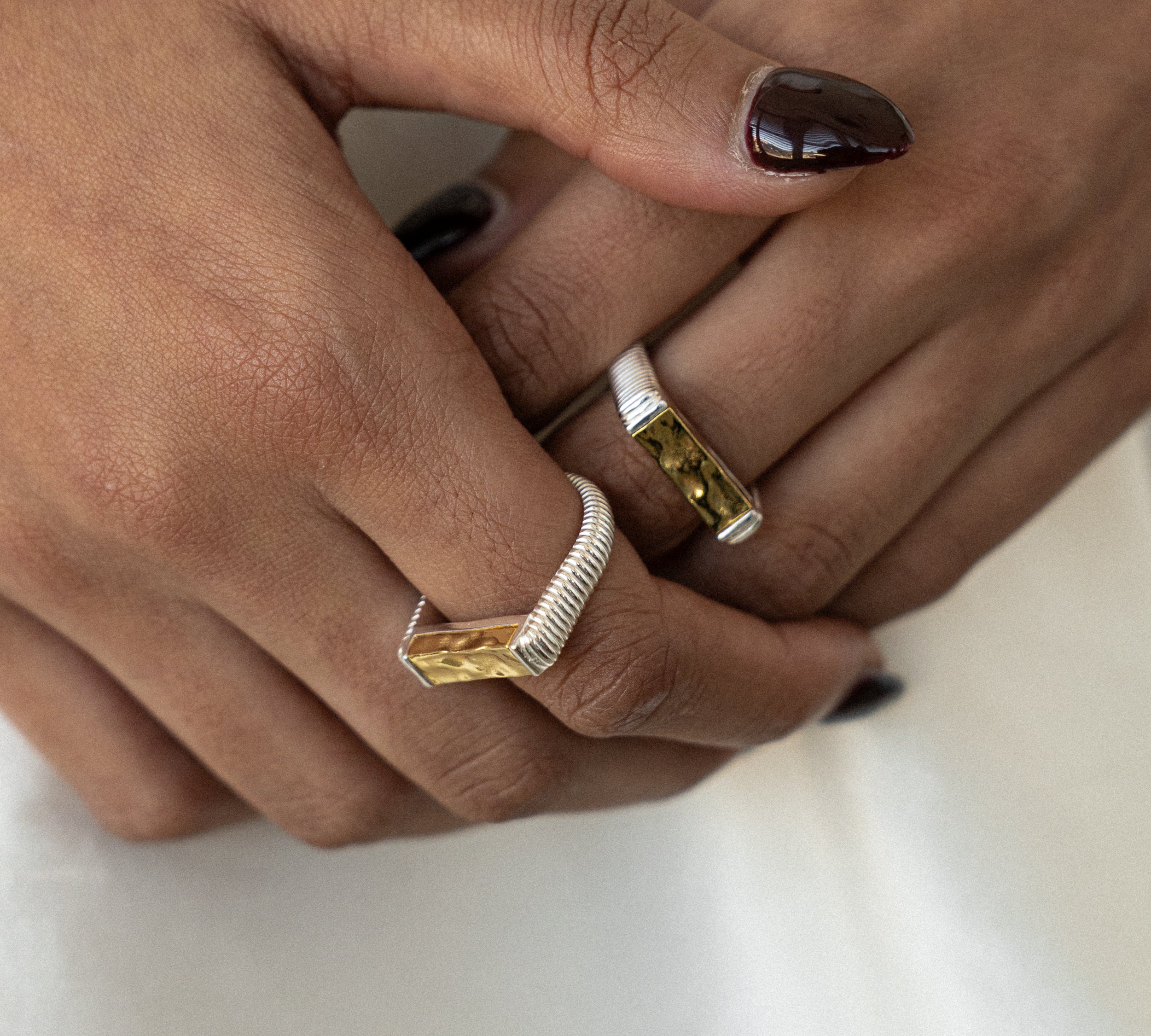 NISHA RING | MIXED METAL