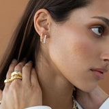 GIA Silver Earrings