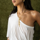 ODETTE EARRINGS GOLD — Mountain & Moon ODYSSEY W26 campaign