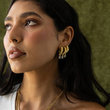 ODETTE EARRINGS GOLD — Mountain & Moon ODYSSEY W26 campaign