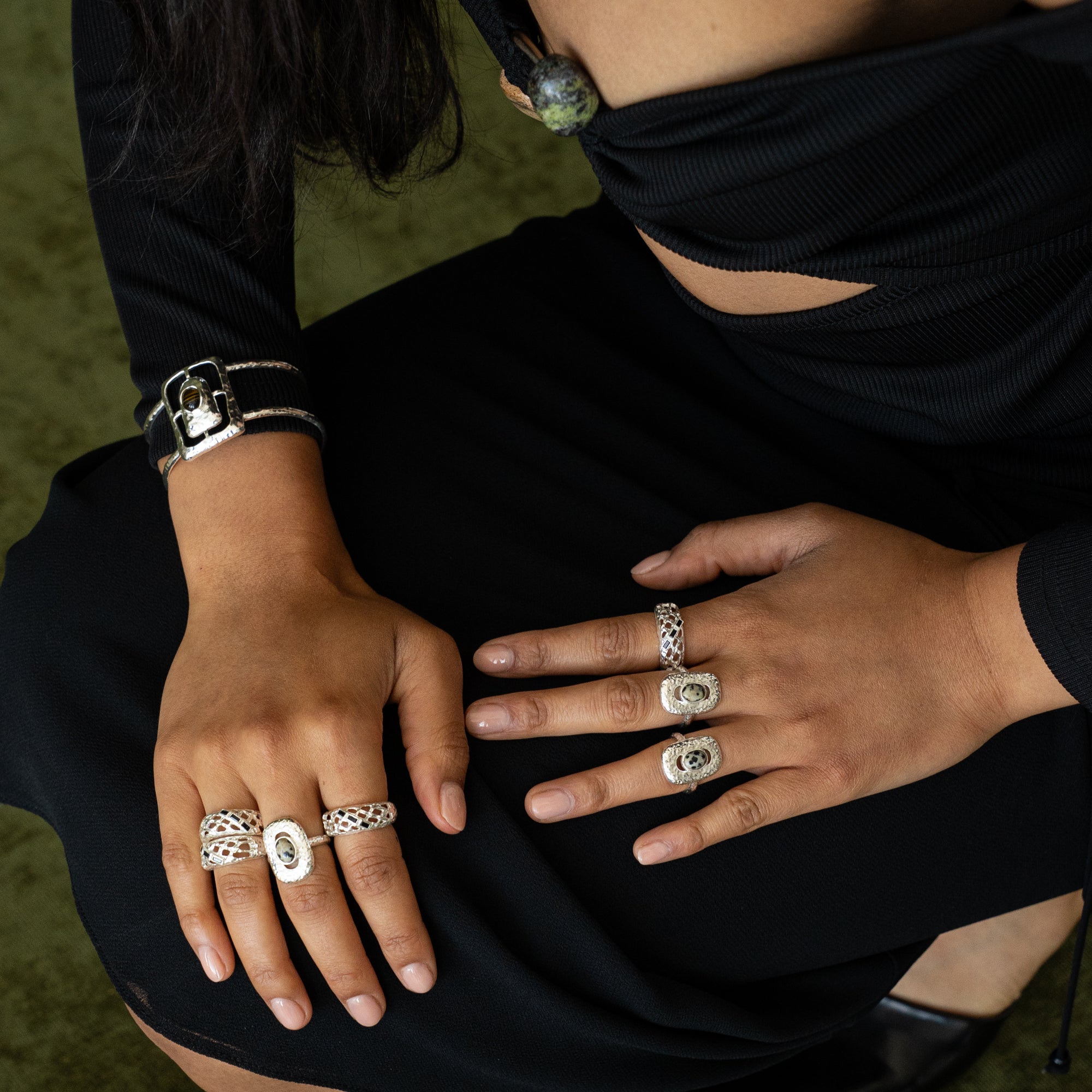 MANON RING SILVER — Mountain & Moon ODYSSEY W26 campaign