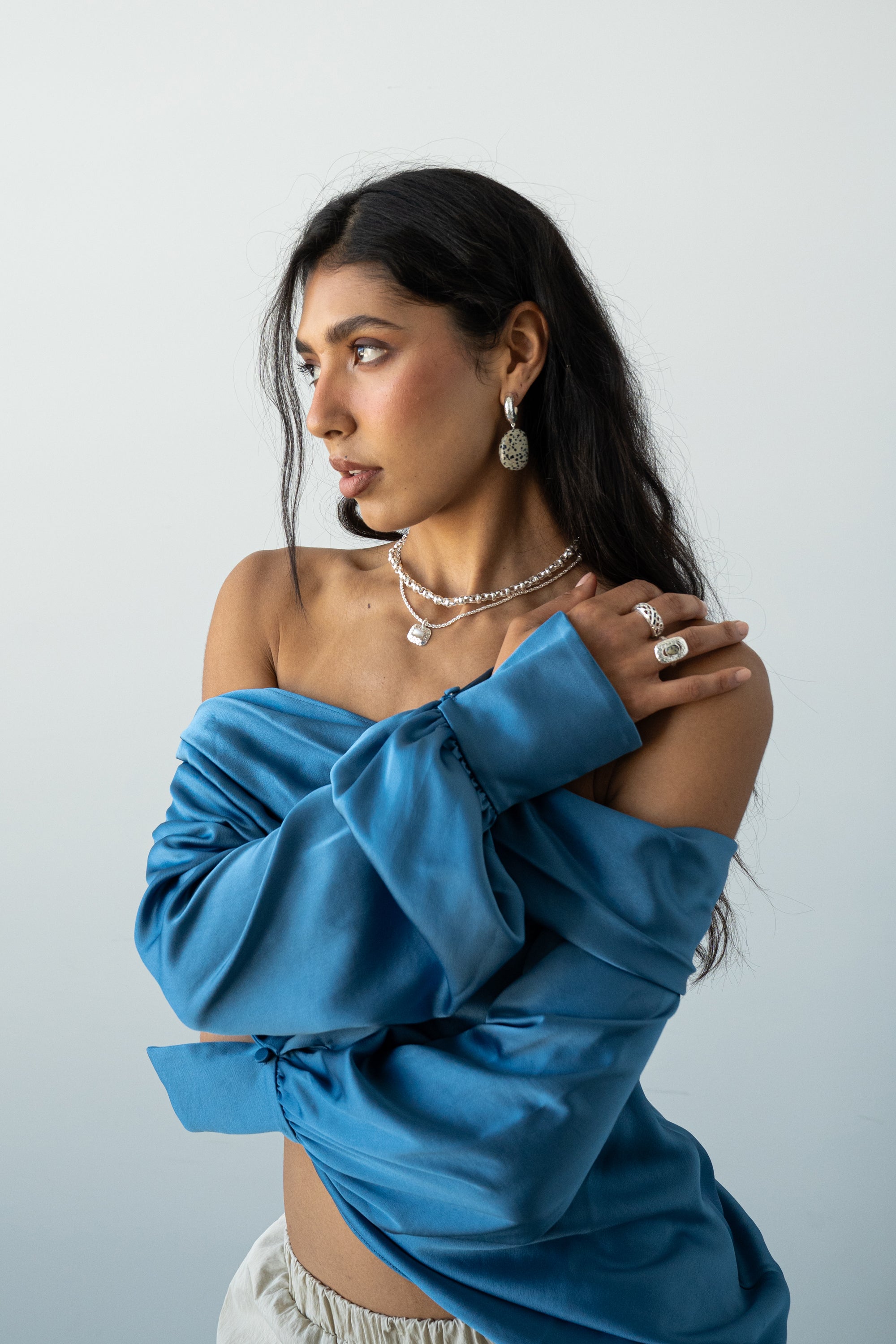 MONIQUE RING SILVER — Mountain & Moon ODYSSEY W26 campaign