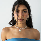 GEORGIA EARRINGS SILVER — Mountain & Moon ODYSSEY W26 campaign