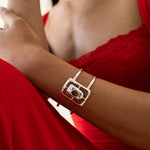 ASTRID CUFF SILVER — Mountain & Moon ODYSSEY W26 campaign