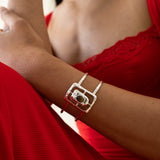 ASTRID CUFF SILVER — Mountain & Moon ODYSSEY W26 campaign