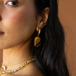 GEORGIA EARRINGS GOLD — Mountain & Moon ODYSSEY W26 campaign