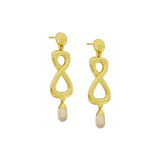 MANHATTAN Earrings | Pearl