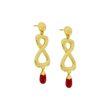MANHATTAN Earrings | Red