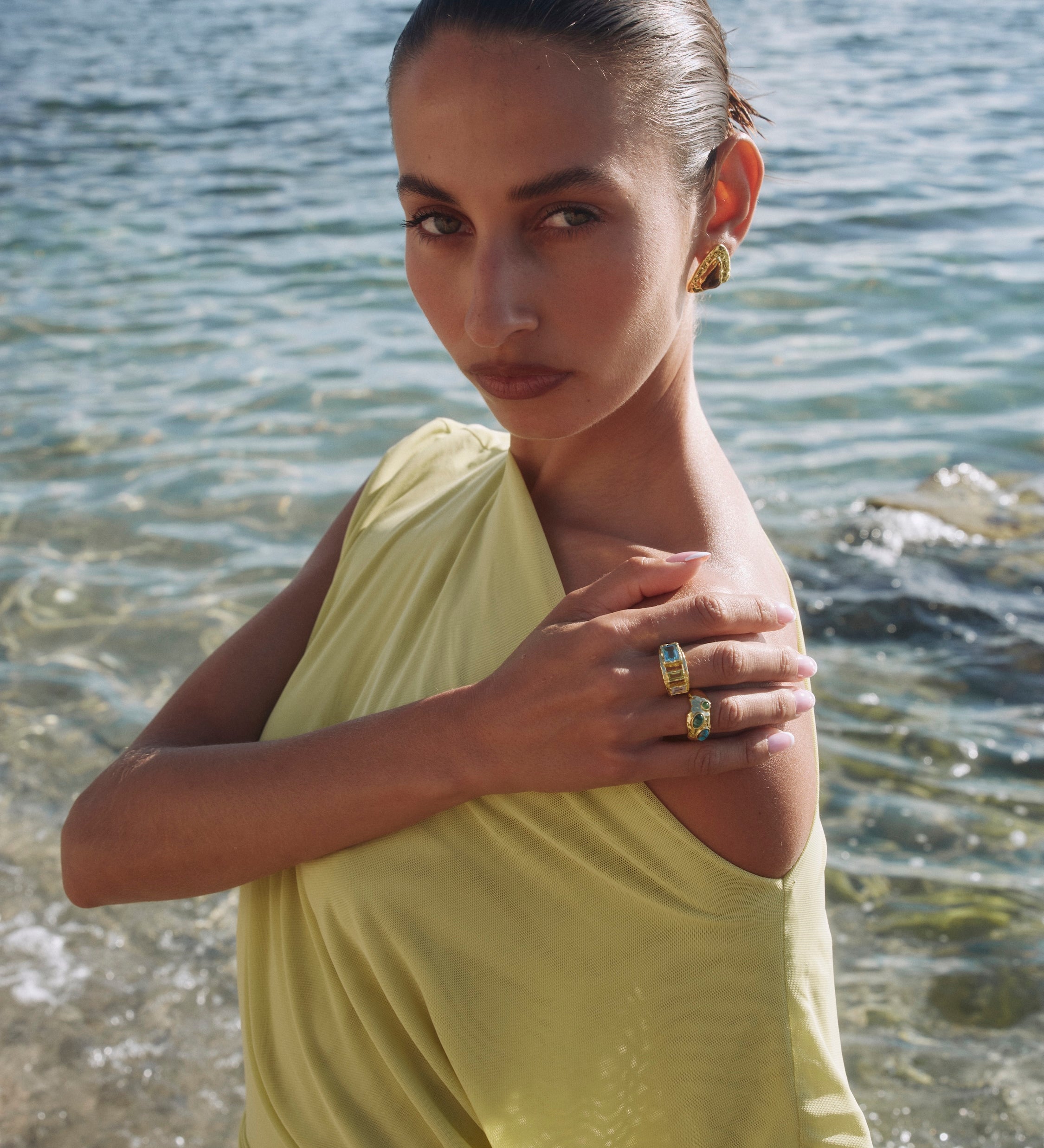 MIKAELA EARRINGS | GOLD