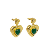 SURI Earrings | Green Aventurine