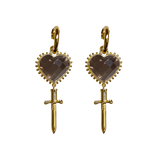JULIET Earrings | Smoky Quartz